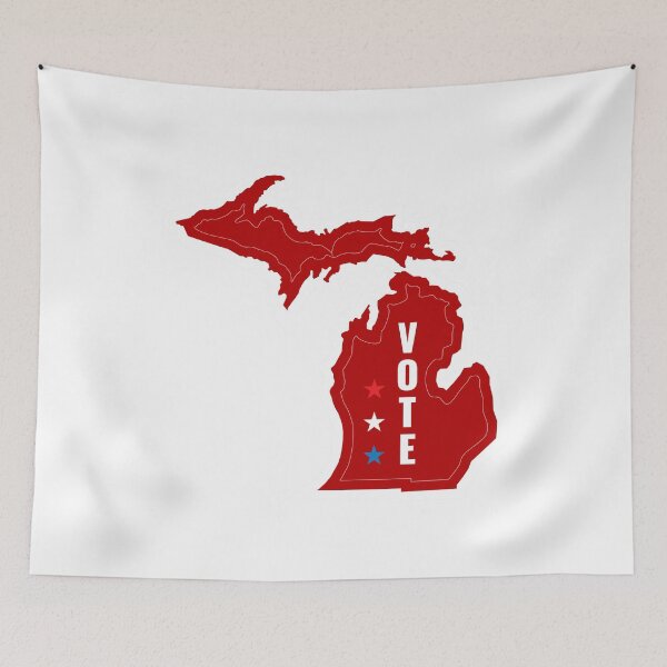 Item preview, Patriotic Michigan Republican Voting Red designed and sold by Mundivagant Designs.