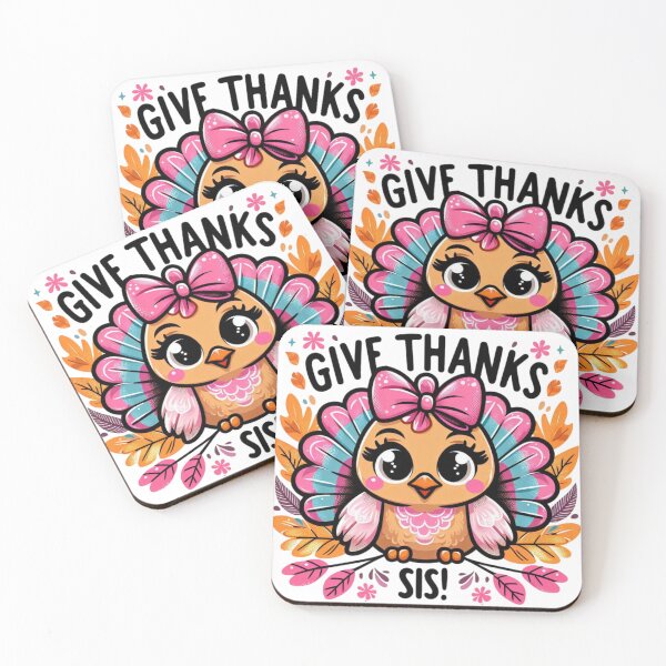 Item preview, Thankful Sisters: Adorable Turkey Design  designed and sold by maritas22.