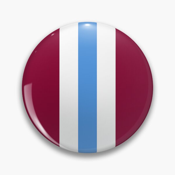 Item preview, Retro West Ham Claret White Blue Bar Stripes designed and sold by Sporting Colour.