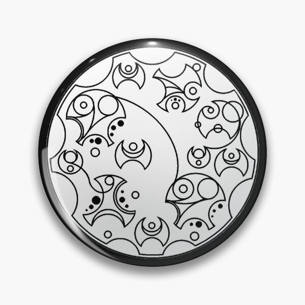Item preview, "The Sharpness Of The Tongue Defeats The Sharpness Of The Warrior" in Circular Gallifreyan designed and sold by SillyDocsStuff.