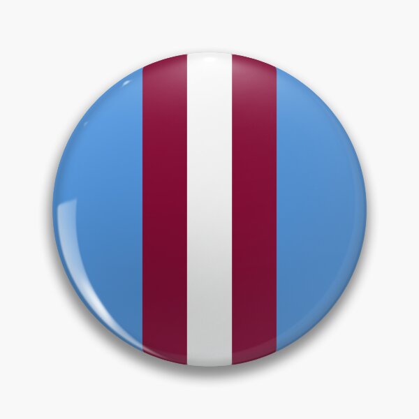 Item preview, Retro West Ham Blue, Claret and White Bar Stripes designed and sold by Sporting Colour.