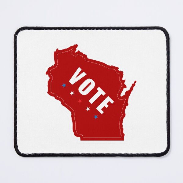 Item preview, Patriotic Wisconsin Republican Vote Red designed and sold by Mundivagant Designs.