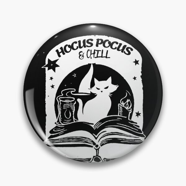 Item preview, Hocus pocus and chill – Lindo arte retro de gato fantasma designed and sold by Art-Rosa.