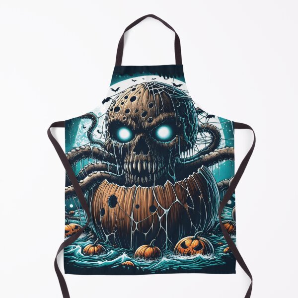 Item preview, Eerie Coconut Octopus - Halloween Nightmarish Scene designed and sold by EcoArtShop.