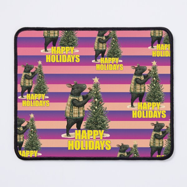 Item preview, funny tapir decorates Christmas tree designed and sold by Mauswohn.