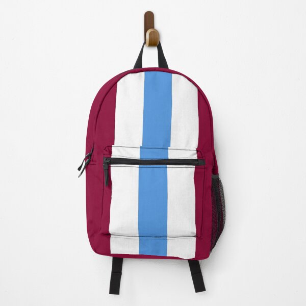 Item preview, Retro Aston Villa Claret White Blue Bar Stripes designed and sold by Sporting Colour.