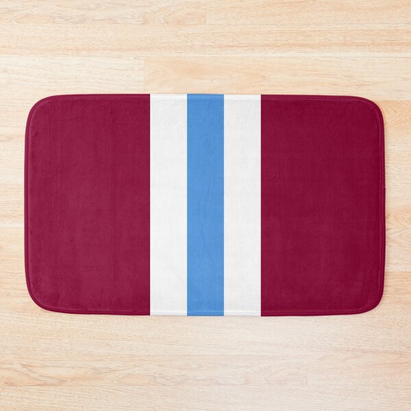 Item preview, Retro Aston Villa Claret White Blue Bar Stripes designed and sold by Sporting Colour.