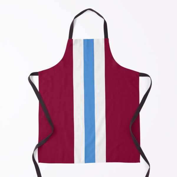 Item preview, Retro Aston Villa Claret White Blue Bar Stripes designed and sold by Sporting Colour.