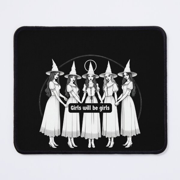 Item preview, Witchy Women Circle Goth Dark Halloween Girls will be Girls Witch Coven Design designed and sold by LeBreab.