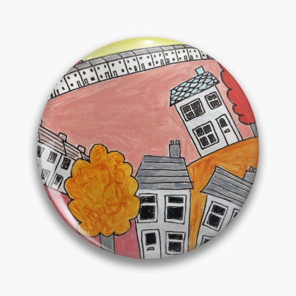 Item preview, Hill Houses designed and sold by SomeHappyThing.