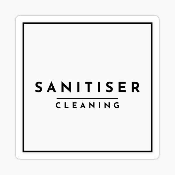 Item preview, Sanitiser Minimal Cleaning Label  designed and sold by dottiedigitals.