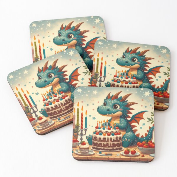 Item preview, Happy Dragon's Birthday Feast designed and sold by lalylaura.
