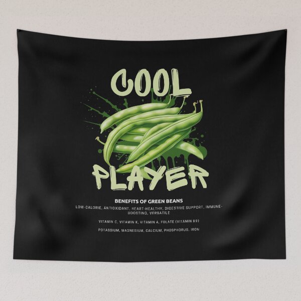 Item preview, Cool Player – Green Beans for Fresh Energy designed and sold by CWT-JustforFun.