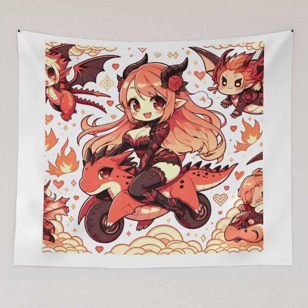 Item preview, Kawaii Dragon Rider 4.0 designed and sold by StickyGuys.