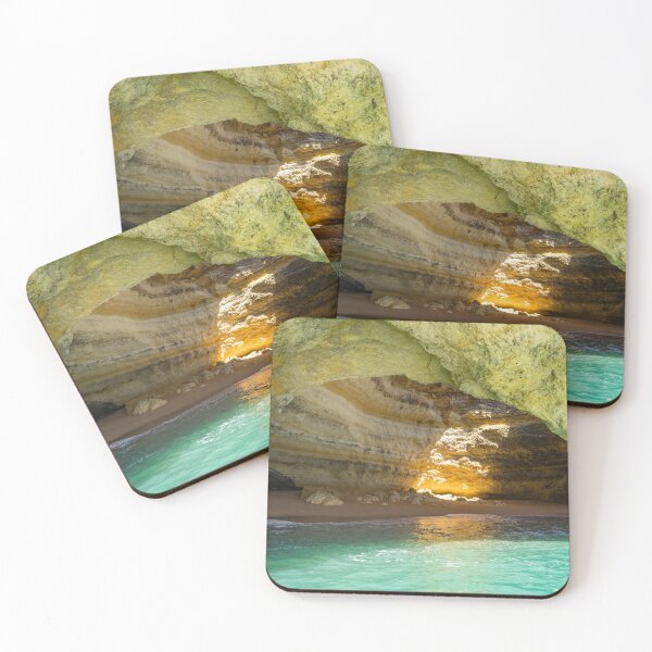 Item preview, Jewel Glow - Iconic Algar de Benagil Sea Cave in Brilliant Gemstone Hues designed and sold by Georgia Mizuleva.