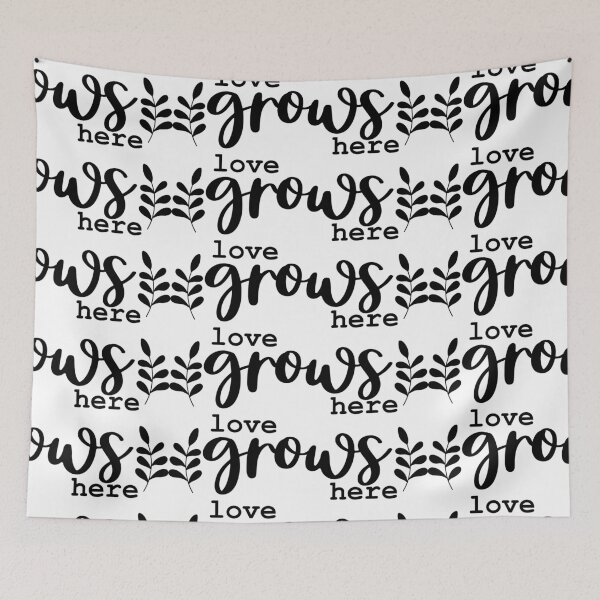 Item preview, Love Grows Here - Home Quote designed and sold by dottiedigitals.