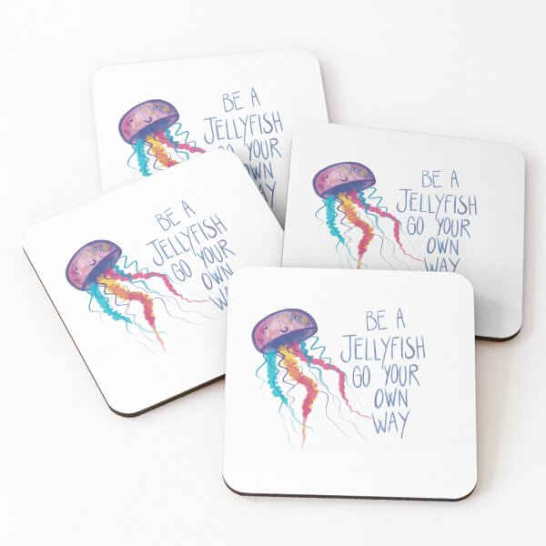 Item preview, The happy jellyfish - transparent background designed and sold by robyna75.