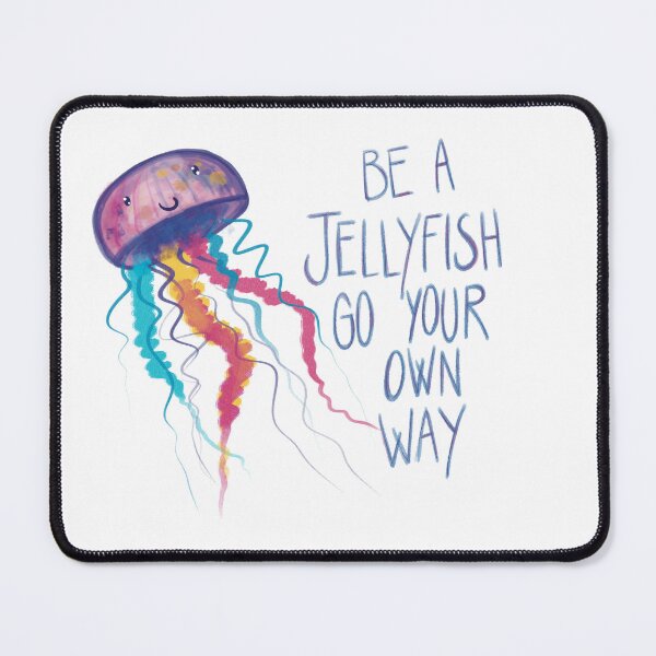 Item preview, The happy jellyfish - transparent background designed and sold by robyna75.