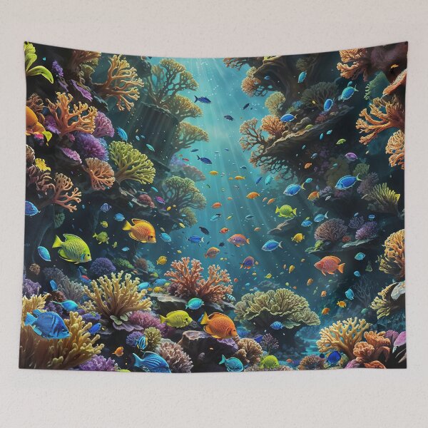 Item preview, Florescent Coral Reef designed and sold by INNERHARMONY2.