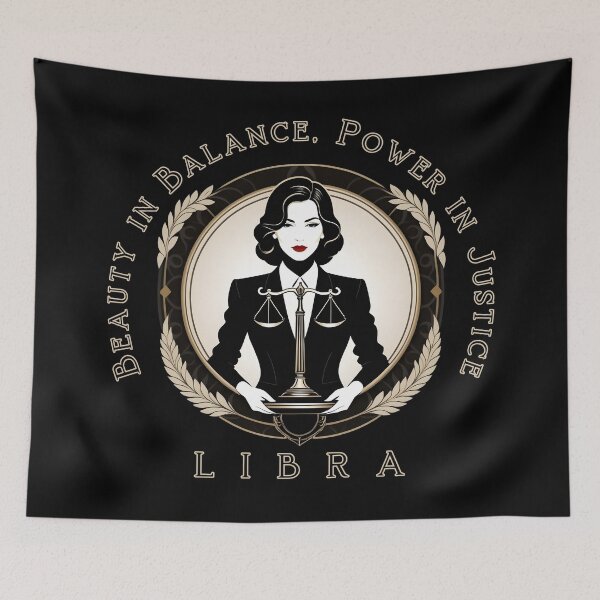 Item preview, Beauty In Balance Power In Justice Libra Season designed and sold by KateLeap.