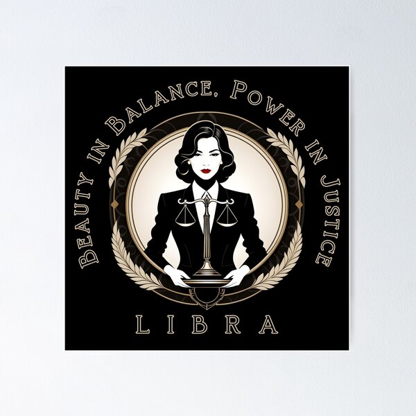 Item preview, Beauty In Balance Power In Justice Libra Season designed and sold by KateLeap.