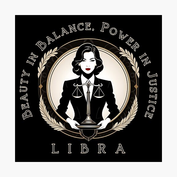 Item preview, Beauty In Balance Power In Justice Libra Season designed and sold by KateLeap.