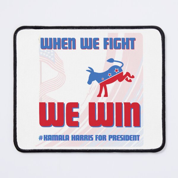Item preview, When we fight we win - Elections shirt designed and sold by Musamem Designs.