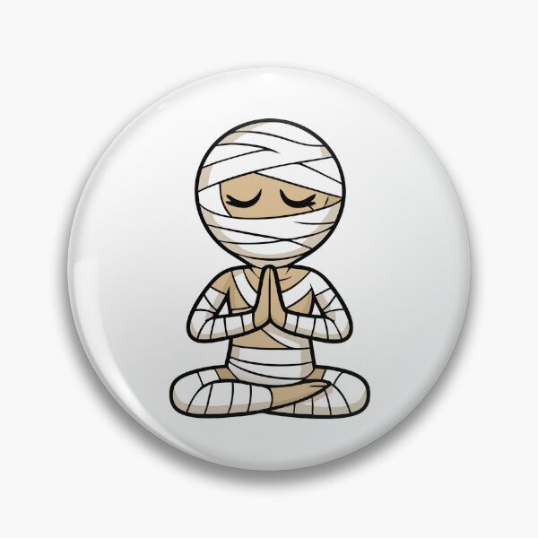 Item preview, A Mummy doing Yoga - Halloween Zen - Great for Halloween designed and sold by charlypicazo.