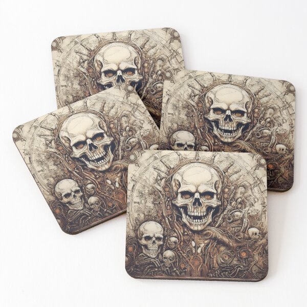 Item preview, mechanical skull designed and sold by Pr7em.