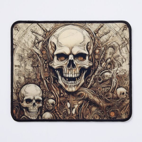Item preview, mechanical skull designed and sold by Pr7em.