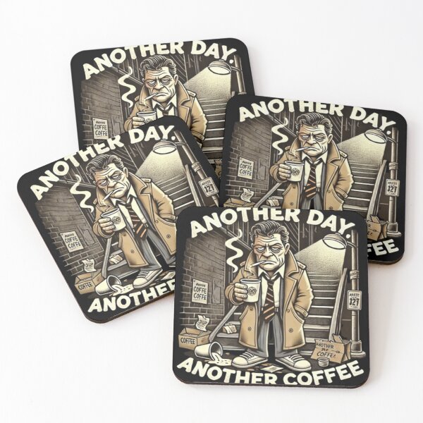 Item preview, Cynical Detective: Another Day, Another Coffee designed and sold by masquetea.