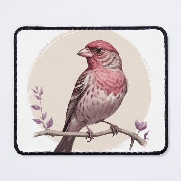 Item preview, Purple finch, colorful birds, Haemorhous purpureus, State bird of New Hampshire designed and sold by lagunaklein.