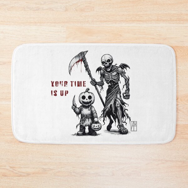 Item preview, HALLOWEEN - DEATH - Your Time is Up - 2 designed and sold by ArtProjectShop.