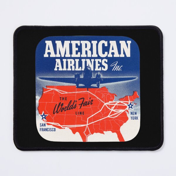 Item preview, Vintage American Airlines Label designed and sold by FutureTraveller.