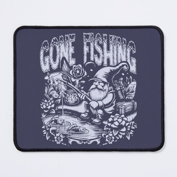 Item preview, A garden gnome gone fishing designed and sold by KoandZo.