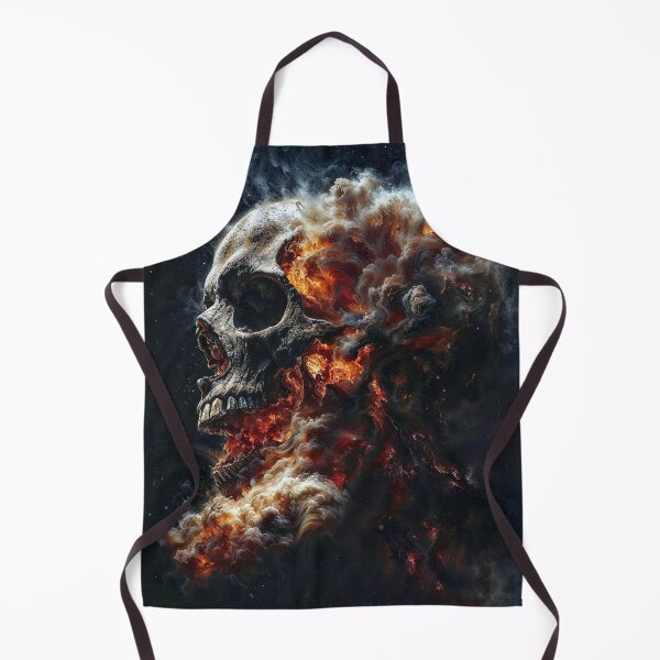 Item preview, skull nebula Halloween flame monster digital artwork / dejco art domin designed and sold by dejco.art.