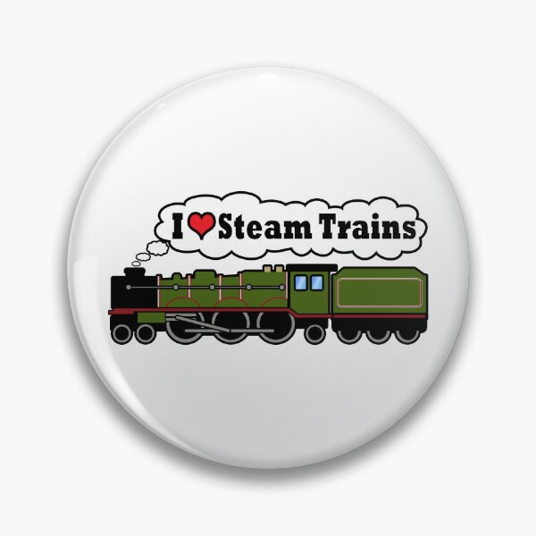 Item preview, I Love Steam Trains designed and sold by HelpfulMonsters.