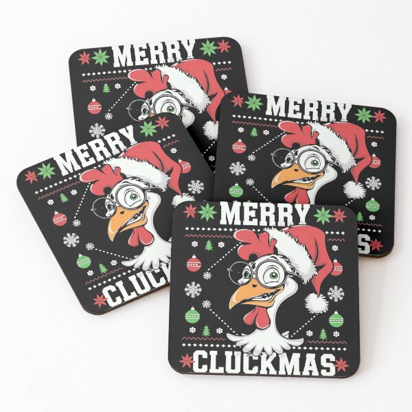 Item preview, Merry Cluckmas Christmas Chicken Funny Santa designed and sold by Hotshots Design.