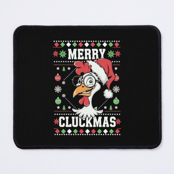 Item preview, Merry Cluckmas Christmas Chicken Funny Santa designed and sold by Hotshots Design.
