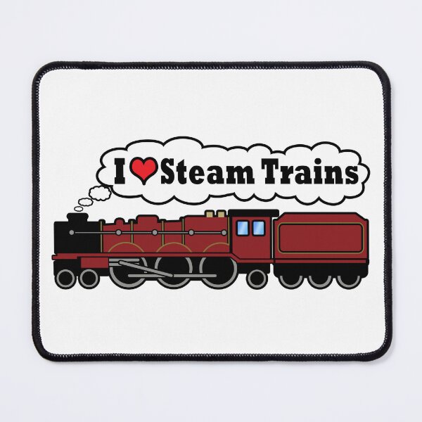 Item preview, I Love Steam Trains designed and sold by HelpfulMonsters.