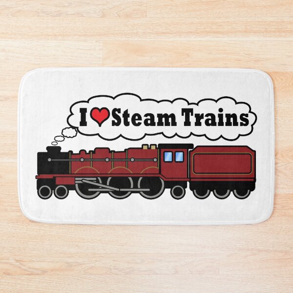 Item preview, I Love Steam Trains designed and sold by HelpfulMonsters.