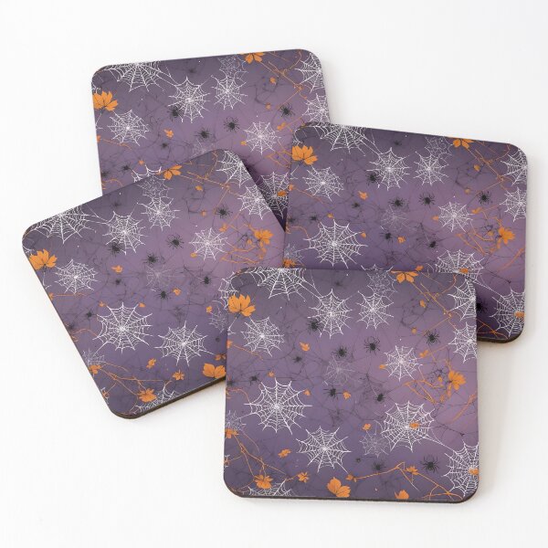 Item preview, Purple Spider Webs Seamless Pattern designed and sold by Rosa-Canina64.