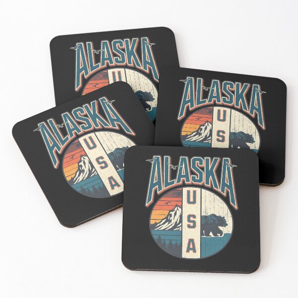 Item preview, VINTAGE SUSNET ALASKA USA GRIZZLY BEAR designed and sold by justyna-s28.