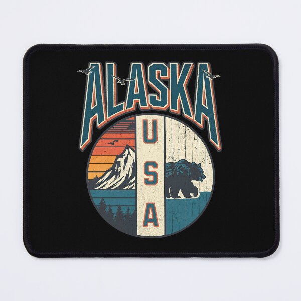 Item preview, VINTAGE SUSNET ALASKA USA GRIZZLY BEAR designed and sold by justyna-s28.