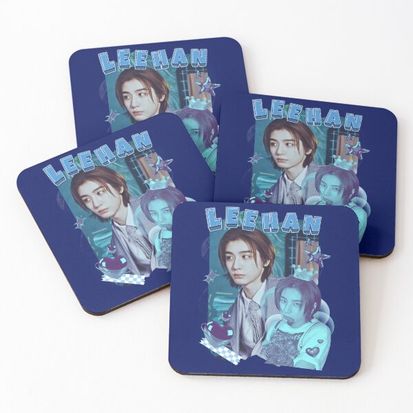 Item preview, Leehan Collage: Cute Blue-Themed Kpop Vibe designed and sold by AJUNICE STUDIO.