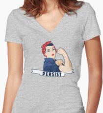 Persist Women's Fitted V-Neck T-Shirt