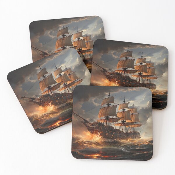 Item preview, Nautical - Ship Battle designed and sold by KootenayDesigns.