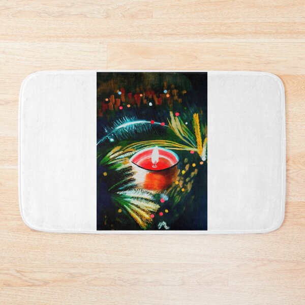 Item preview, Festive Candle designed and sold by Artbyjanehicks.