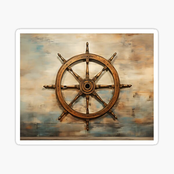 Item preview, Nautical - Ships Wheel designed and sold by KootenayDesigns.