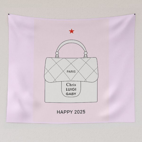 Item preview, Happy New Year 2025 France Paris Handbag Luxury Fashion designed and sold by PB Mary.